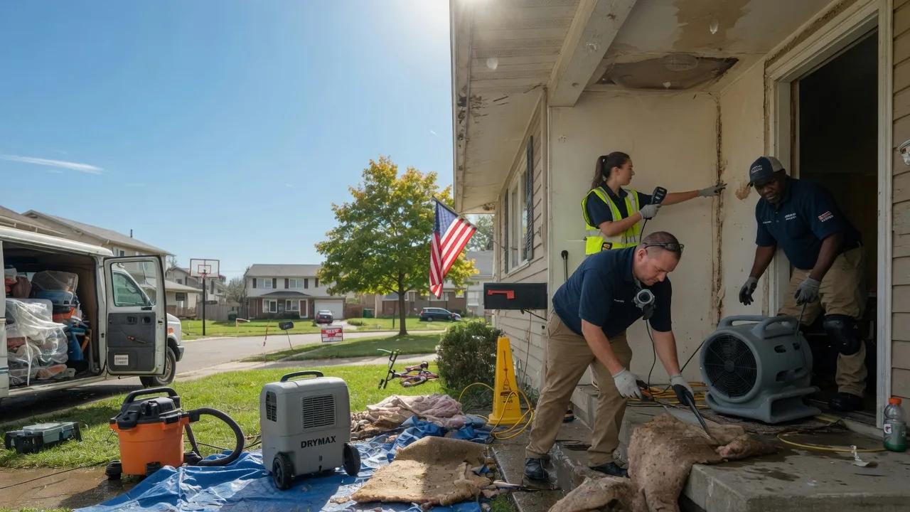 Water Damage Restoration in Powderly, KY near me
